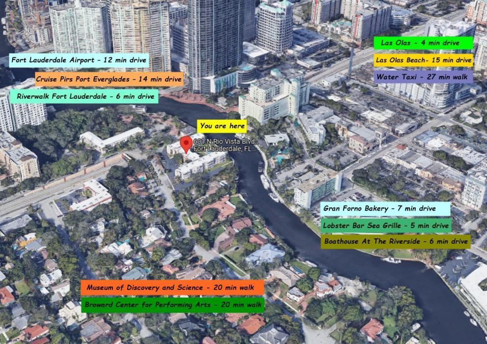 Designer River View Apartments Fort Lauderdale Exterior foto